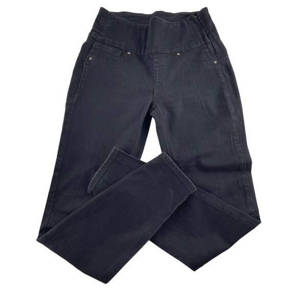 Spanx Black Denim Pull On Jeans Jeggings size Small - Picture 1 of 7